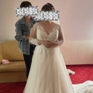 VESTIDO DE NOVIA+CANCÁN+VELO VESTIDO DE NOVIA+CANCÁN+VELO