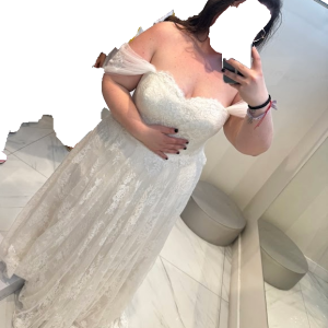 Vestido novia talla grande SIN USO