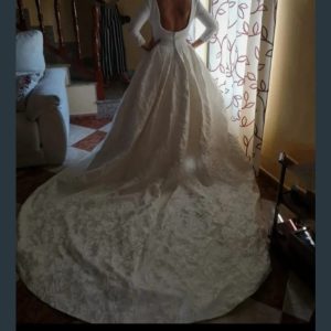 Falda de novia de Vicky Martín Berrocal