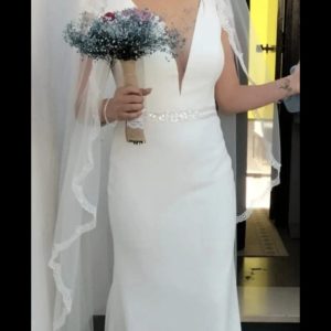 Precioso vestido de novia, elegante y sofisticado Precioso vestido de novia, elegante y sofisticado