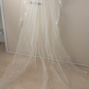 Velo largo novia