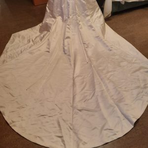 Vestido de novia rosa clara
