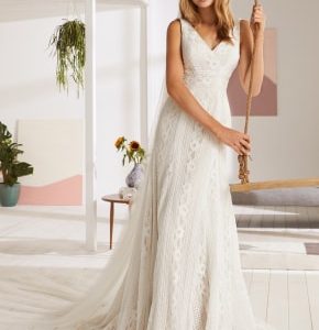 VESTIDO NOVIA WHITE ONE_MODELO OPORTO 2019