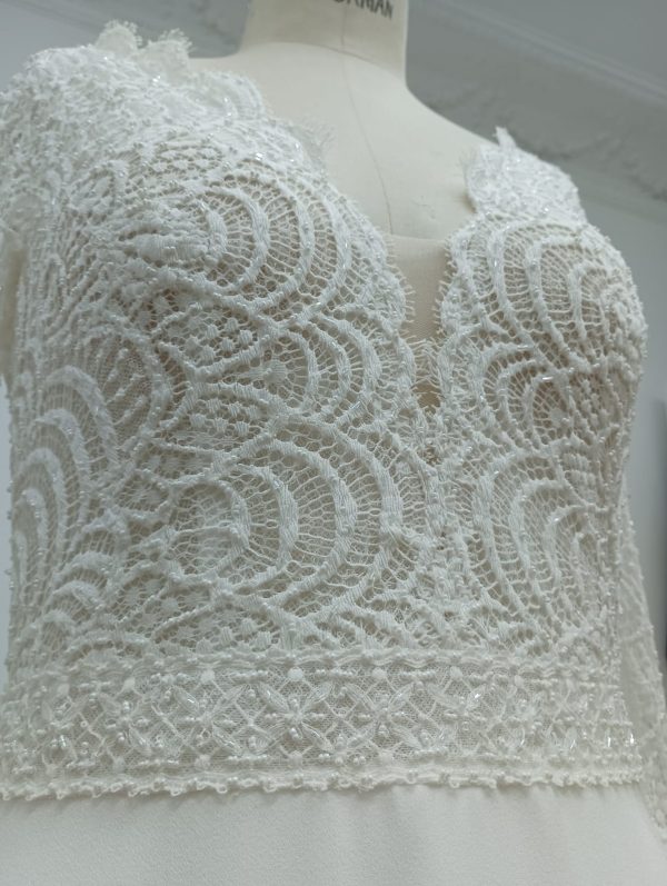 Vestido Novia Rosa Clará
