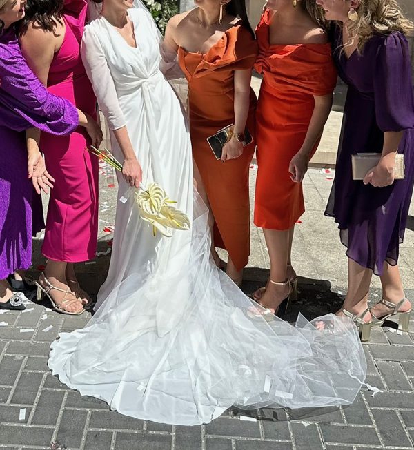 Vestido de novia 3 piezas 2023