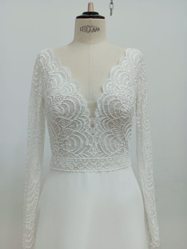 Vestido Novia Rosa Clará