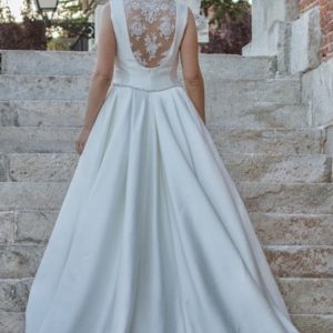 Vestido de novia corte princesa
