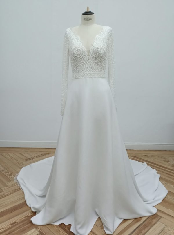 Vestido Novia Rosa Clará