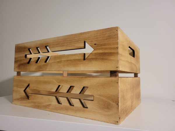 Caja madera mediana