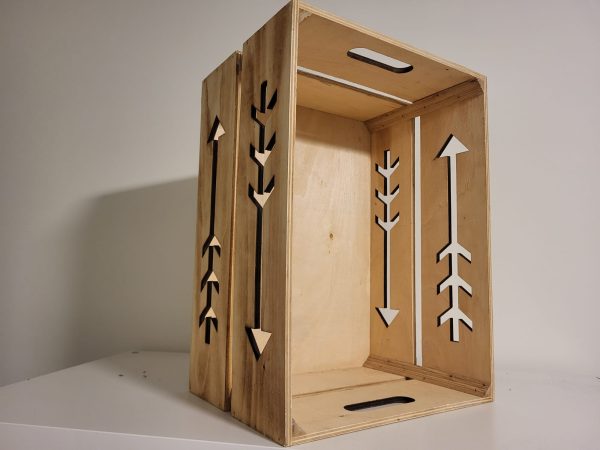 Caja madera mediana