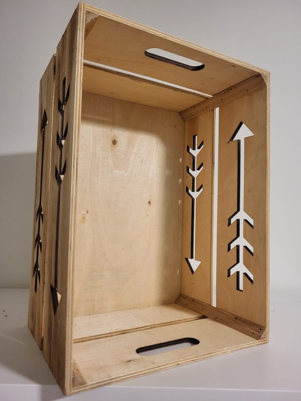 Caja madera mediana
