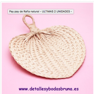 Paypays de rafia natural Paypays de rafia natural