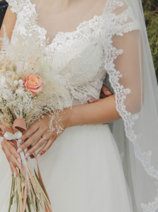 ✨ Vestido de novia blanco – usado una sola vez ✨