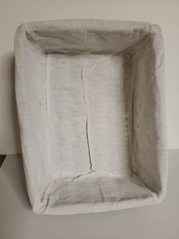 Cesta mimbre gris