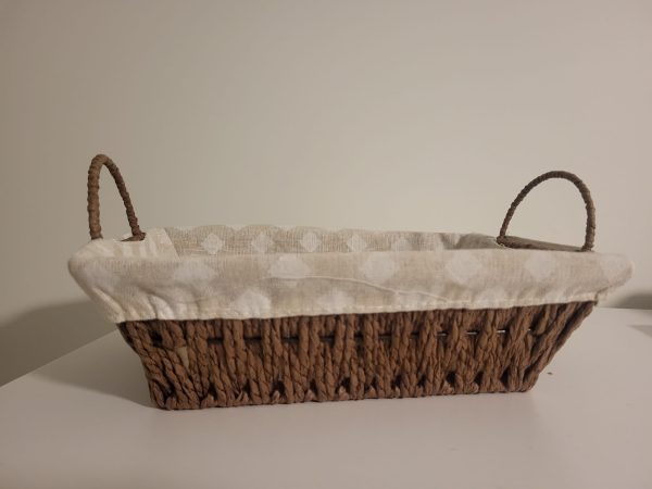 Cesta mimbre marrón