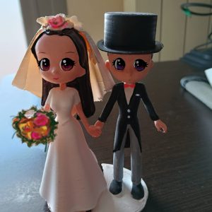 Muñecos tarta novios
