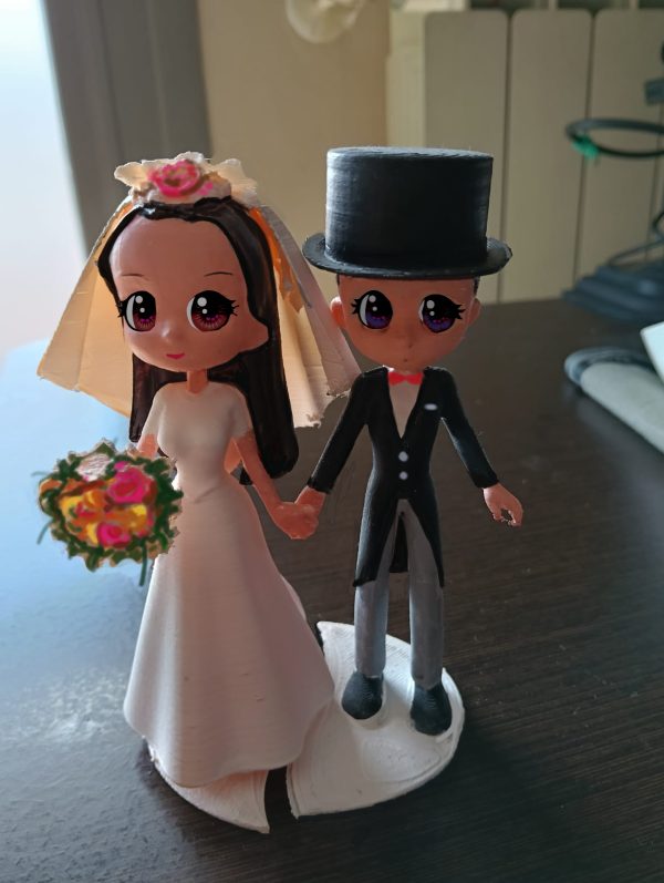 Muñecos tarta novios