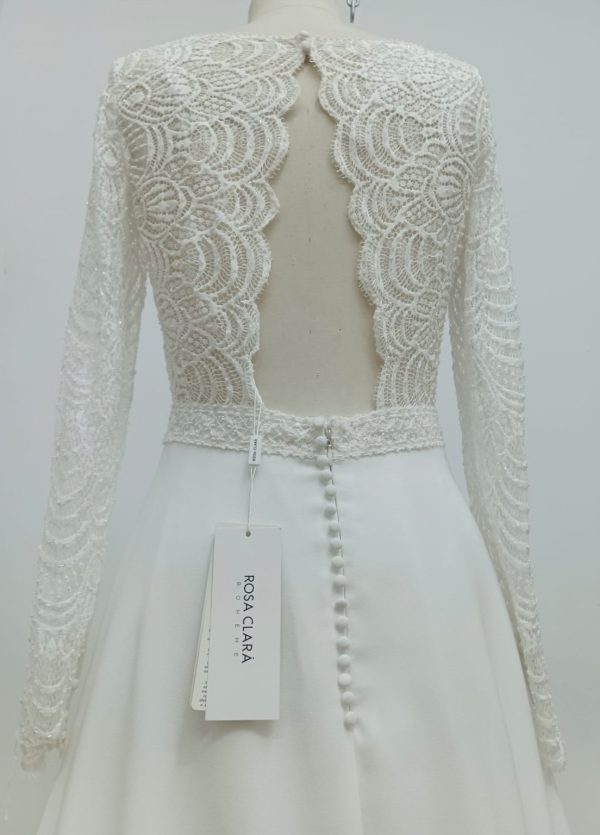 Vestido Novia Rosa Clará