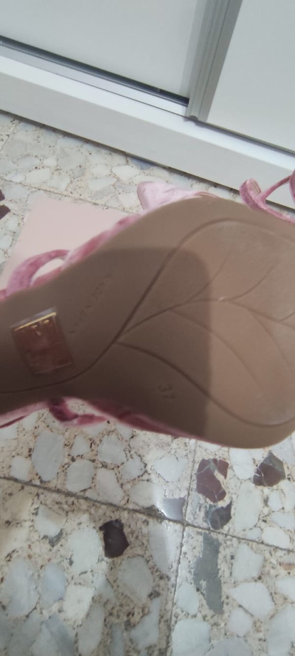 Zapatos novia terciopelo rosa