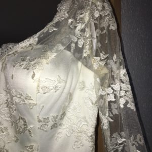 Vestido novia diseño elegante encaje Vestido novia diseño elegante encaje