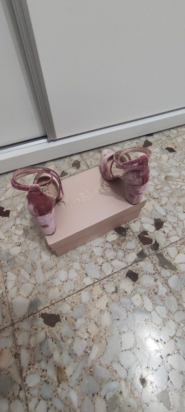 Zapatos novia terciopelo rosa