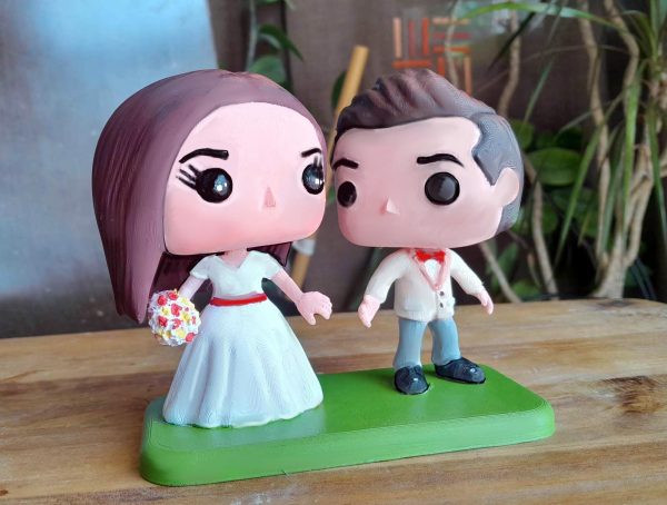 Muñecos tarta novios
