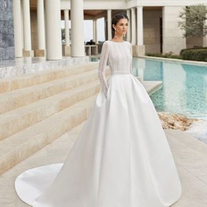 Vestido Rosa Clará Couture Mod. Séneca Vestido Rosa Clará Couture Mod. Séneca