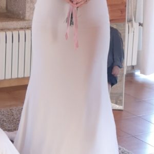 Vestido de Novia con cancán