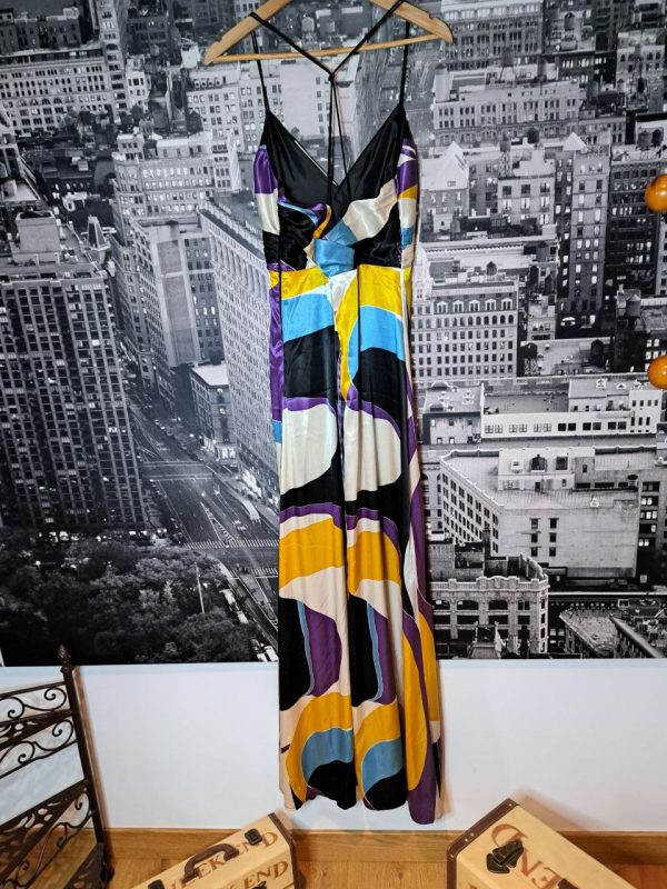 Precioso vestido multicolor Talla 40