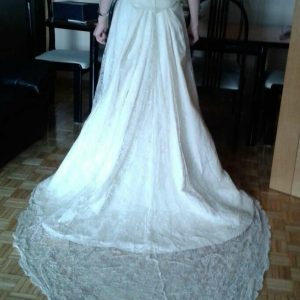 Vestido Rosa Clará chantillí Vestido Rosa Clará chantillí