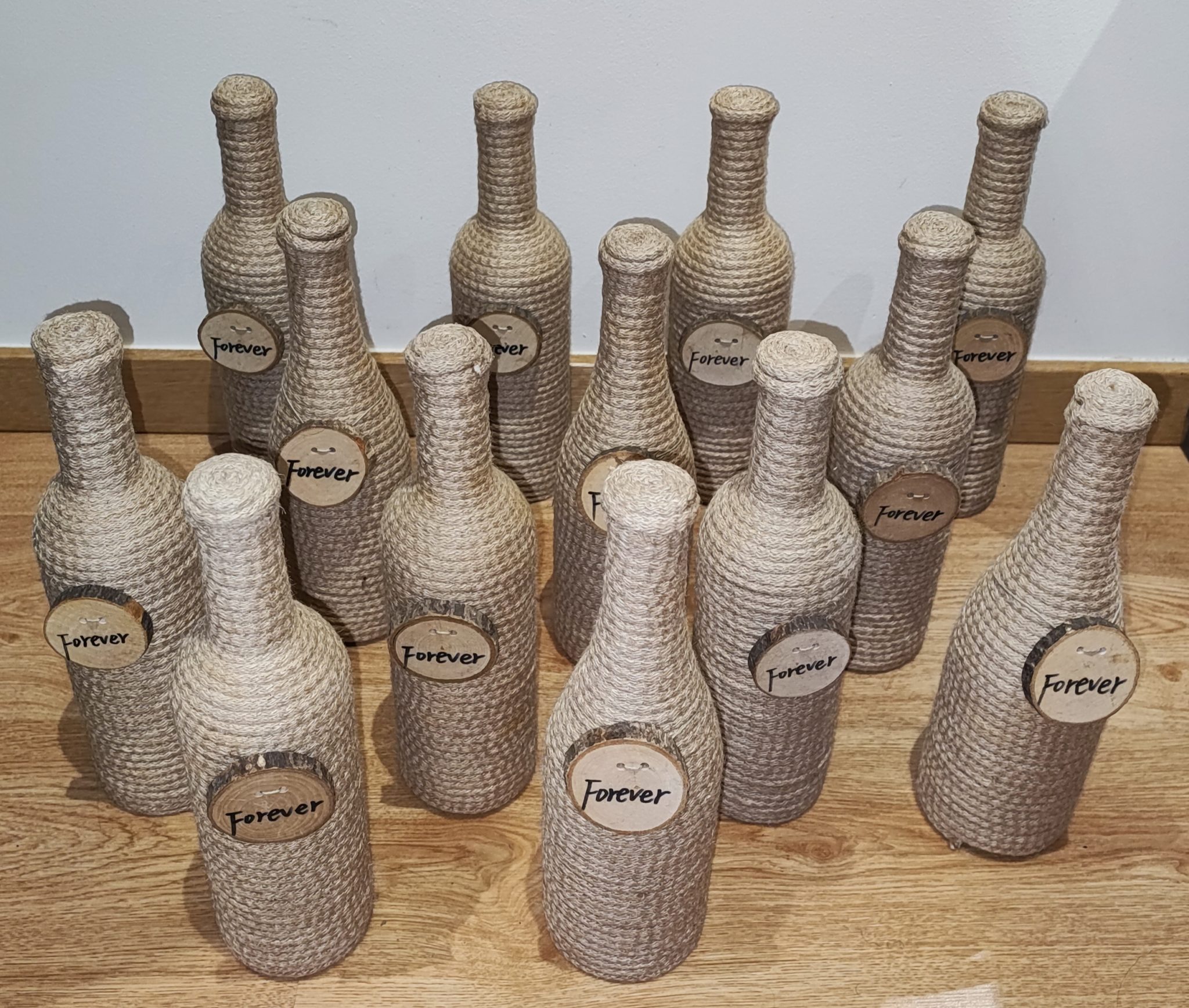 Set botellas rústicas hechas a mano Set botellas rústicas hechas a mano