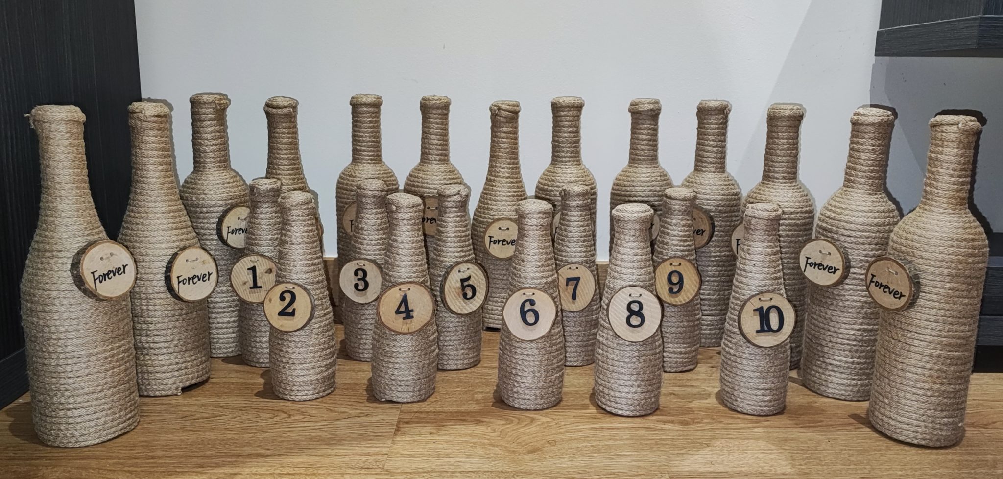 Set botellas rústicas hechas a mano Set botellas rústicas hechas a mano