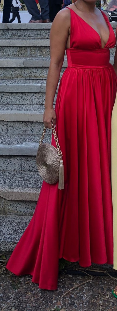 Vestido rojo largo Vestido rojo largo