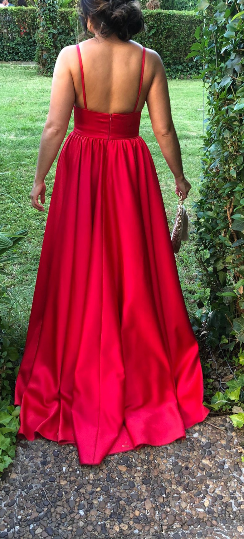 Vestido rojo largo Vestido rojo largo
