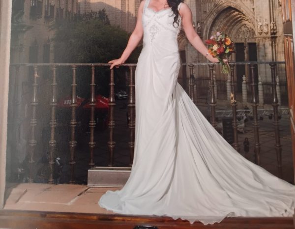 Vestido pedrería sirena