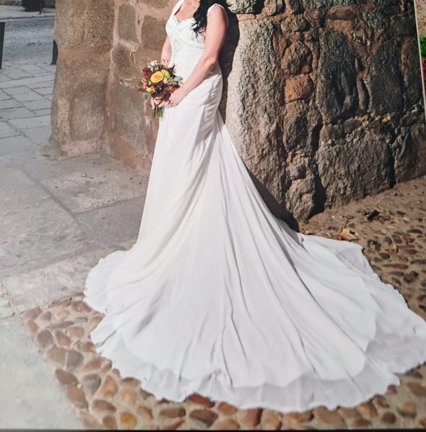 Vestido pedrería sirena