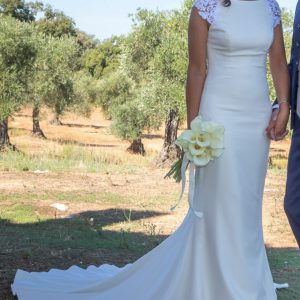 Vestido Novia Elegante.