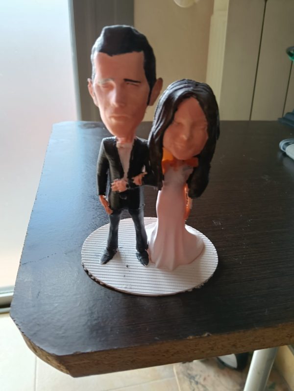 Muñecos tarta novios