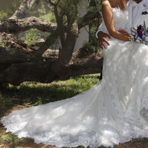 vestido espectacular de Pronovias