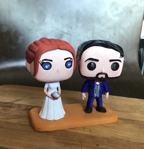 Muñecos tarta novios