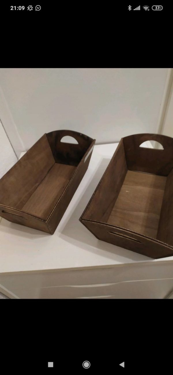 2 cajas de madera