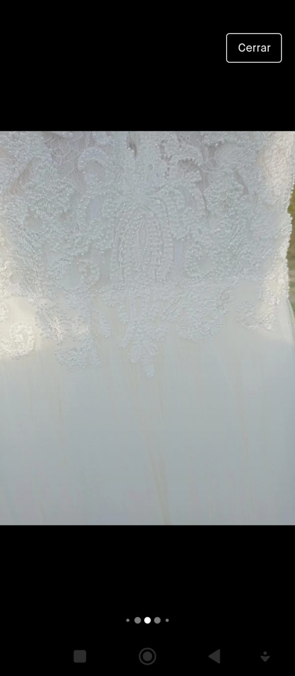 Vestido de novia rosa clará 2019