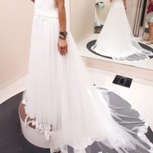 Vestido de novia estilo "Boho"