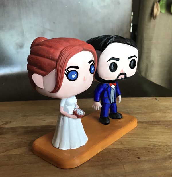 Muñecos tarta novios