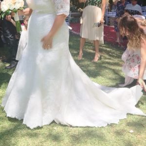 Vestido de novia y cancan sirena