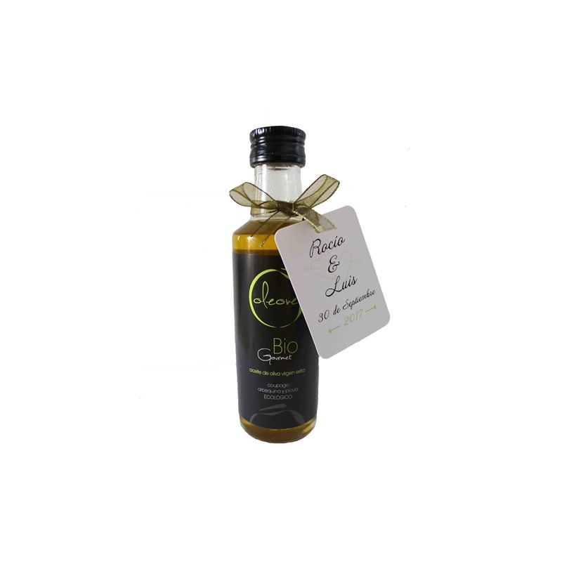 botellita aceite regalo boda