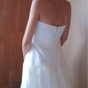 Vestido de novia con velo Vestido de novia con velo