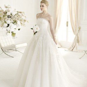 Vestido de novia palabra de honor