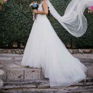 Vestido de novia Rosa Clará Vestido de novia Rosa Clará